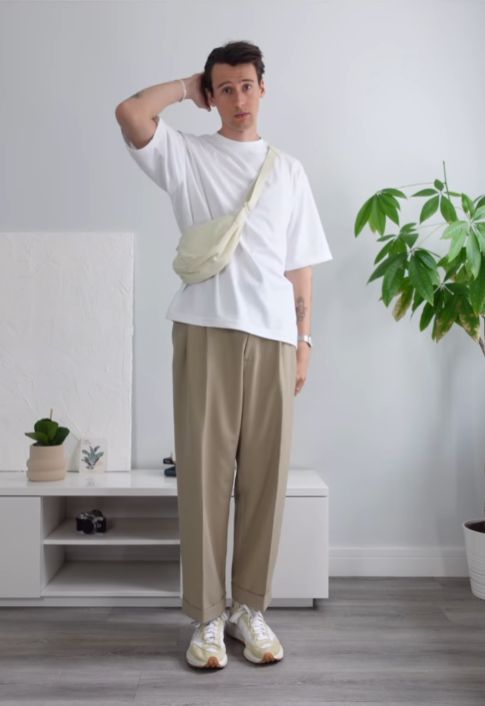流的选择这些搭配是很好的模板球王会平台“西裤+运动鞋”潮(图4)